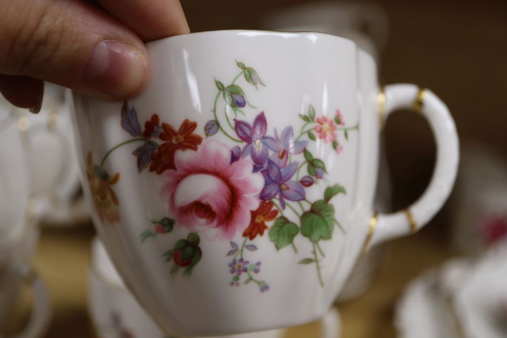 A Royal Crown Derby Posies part tea service and other Royal Crown Derby teaware